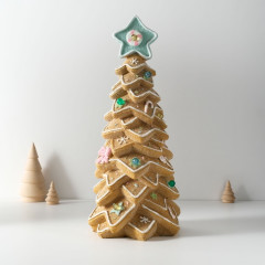 Фигурка «Ёлочка из пряников с новогодними украшениями и звездой» - Фото 1