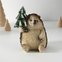 Фигурка «Милый ёжик с ёлочкой» - Фото 1