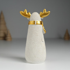 Фигурка «Олень из мешковины в шарфике» - Фото 4