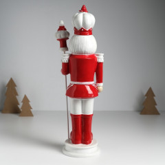 Фигурка «Щелкунчик в красно-белом мундире с пикой» - Фото 4