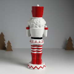 Фигурка «Щелкунчик с кудряшками в красно-белом мундире с барабаном» - Фото 4