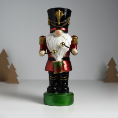 Фигурка «Щелкунчик-гусар в красном мундире с барабаном» - Фото 1