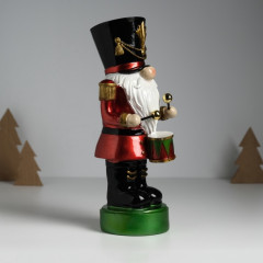 Фигурка «Щелкунчик-гусар в красном мундире с барабаном» - Фото 2