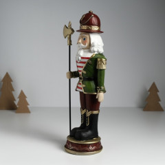 Фигурка «Щелкунчик-король в зелёном мундире, с алебардой» - Фото 1