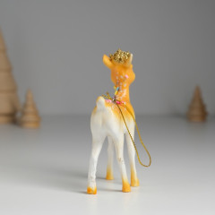 Фигурка-подвеска «Олень в короне, с посыпкой» - Фото 4