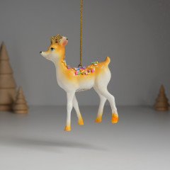 Фигурка-подвеска «Олень в короне, с посыпкой» - Фото 5