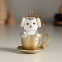 Фигурка-подвеска «Пингвинёнок в чашке» - Фото 1