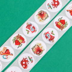 Набор наклеек новогодних в рулоне «Уют» - Фото 2