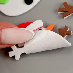 Набор наклеек новогодних «Снеговики» - Фото 4