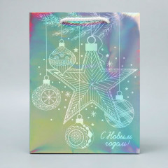 Пакет голографический «Звезда» - Фото 1