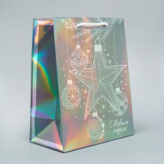 Пакет голографический «Звезда» - Фото 3