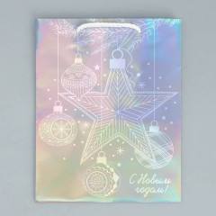 Пакет голографический «Звезда» - Фото 6