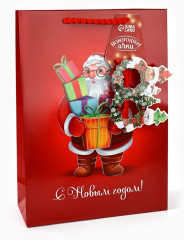 Пакет подарочный «С Новым годом» - Фото 2