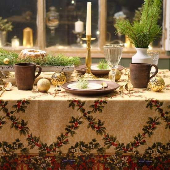 Скатерть «Ёлочные игрушки»
