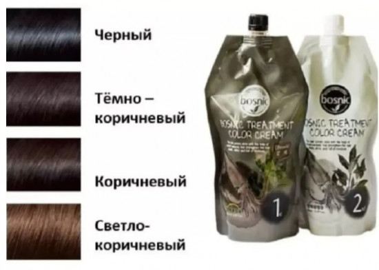 Краска для волос «Treatment Color Cream», оттенок Black