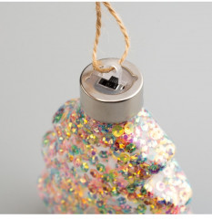 Набор игрушек елочных с подсветкой «Ёлочки» - Фото 6