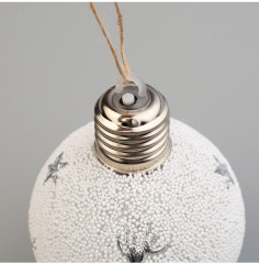 Набор шаров елочных «Серебристые узоры» - Фото 6