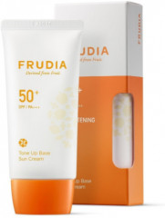 Солнцезащитный крем-праймер с жемчужной пудрой «Tone Up Base Sun Cream» SPF50+ - Фото 1