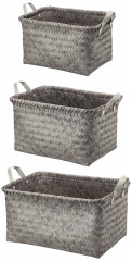 Набор плетеных корзин - Фото 2