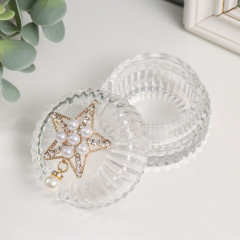 Шкатулка для украшений «Звезда с жемчужинами» - Фото 1