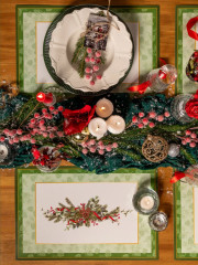 Комплект плейсматов «Christmas Wreath new» - Фото 4