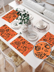 Набор салфеток сервировочных «Ужасы Хэллоуина» - Фото 1