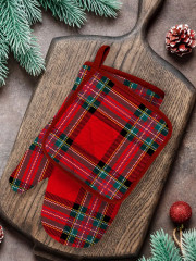 Комплект прихваток кухонных «Red scots Style» - Фото 1