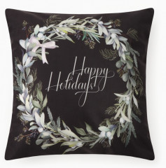 Наволочка декоративная «Happy holidays» - Фото 1