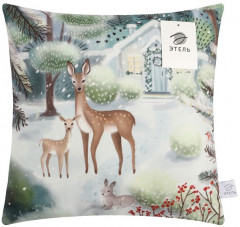 Наволочка декоративная «Зимний лес» - Фото 6