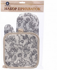 Набор прихваток «Цветы» - Фото 4