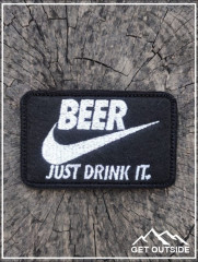 Шеврон «Beer. Just drink it. Пиво — просто пей» - Фото 2