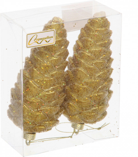 Набор игрушек елочных «Снежные шишки»