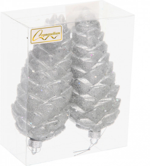 Набор игрушек елочных «Снежные шишки»