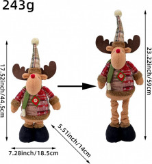 Новогодняя игрушка на телескопических ножках «Олень» - Фото 4