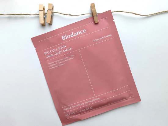 Маска для лица гидрогелевая «Bio-Collagen Real Deep Mask»