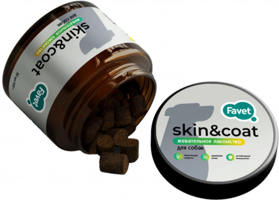 Лакомство жевательное для собак «Skin & coat»