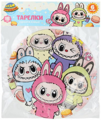 Набор тарелок одноразовых «Весёлый монстрик» - Фото 1