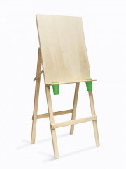 Мольберт для рисования напольный с дополнительной полкой и стаканами «Хлопушка» - Фото 2