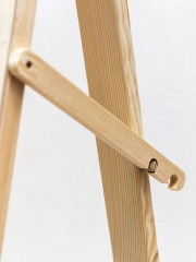 Мольберт для рисования напольный с дополнительной полкой и стаканами «Хлопушка» - Фото 5