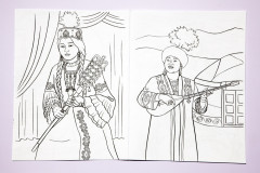 Раскраска «Музыкалық аспаптары. Музыкальные инструменты» - Фото 2