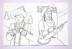 Раскраска «Музыкалық аспаптары. Музыкальные инструменты» - Фото 3