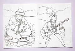 Раскраска «Музыкалық аспаптары. Музыкальные инструменты» - Фото 2