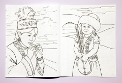 Раскраска «Музыкалық аспаптары. Музыкальные инструменты» - Фото 3