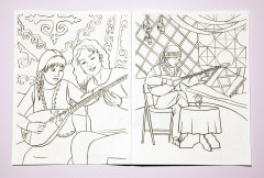 Раскраска «Музыкалық аспаптары. Музыкальные инструменты» - Фото 4