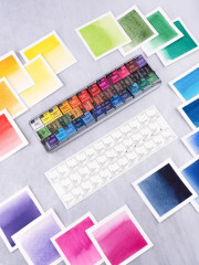 Набор акварели в кюветах - Фото 6