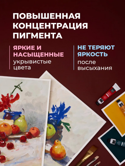 Набор гуаши художественной «True pigments»