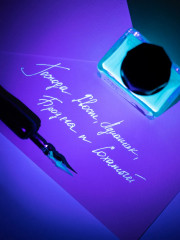 Чернила для рисования и каллиграфии, флуоресцентный прозрачный - Фото 4