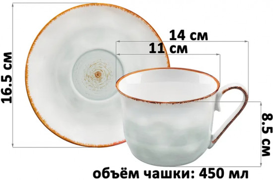 Чайная пара «Кантри»