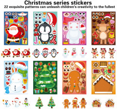 Набор новогодних наклеек для творчества - Фото 1