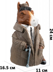 Копилка для денег «Конь в пальто» - Фото 1